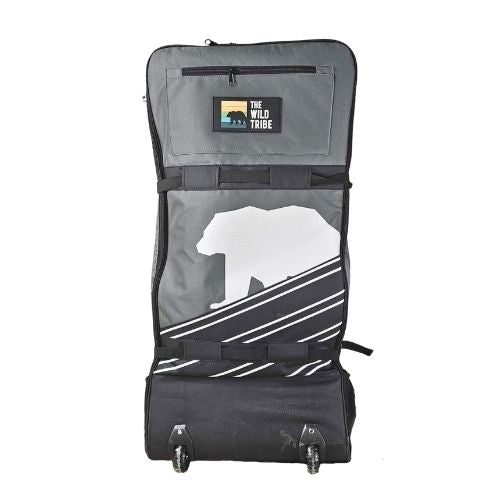 Large Capacity Inflatable Paddle Board Carrier Bag with wheels and sho
