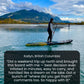 Athabasca 11' Green Inflatable Paddle board (Hybrid Carbon Paddle + Bag with Wheels) - The Wild Tribe