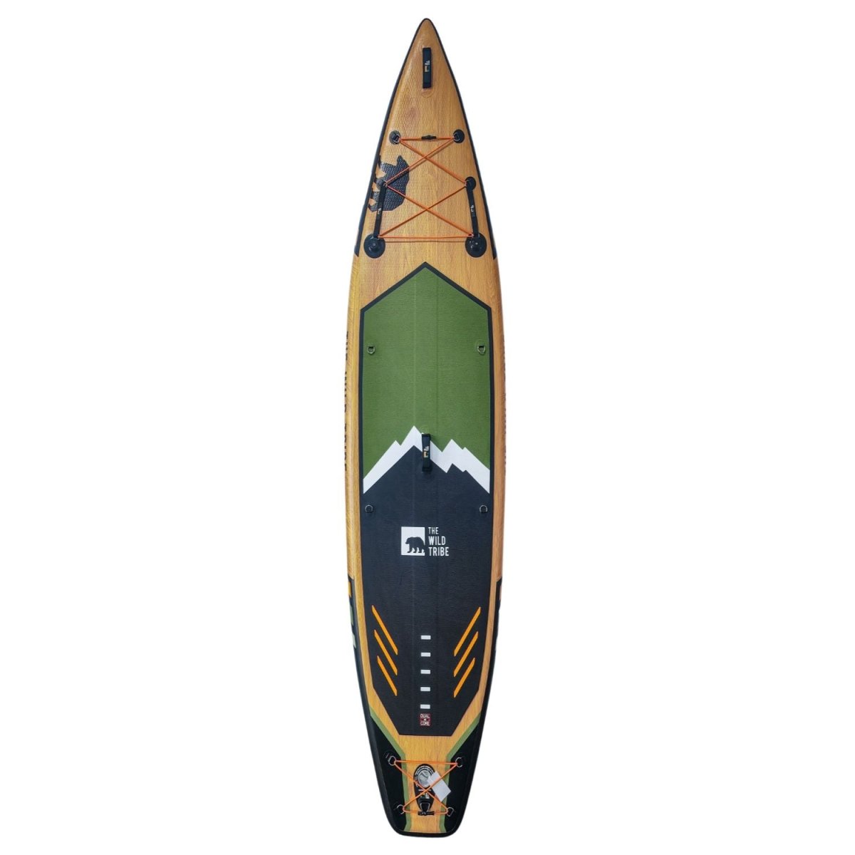 Planche de paddle gonflable verte Athabasca S 12'6 - The Wild Tribe