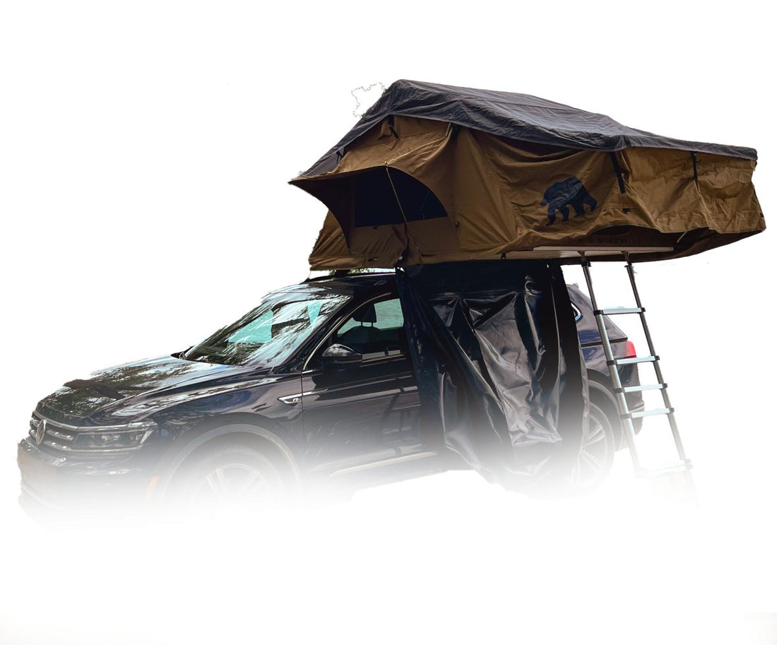 Chic Choc 2 XE Rooftop Tent – Universal Fit with Rain-Covered Entrance & 270° Panoramic View - The Wild Tribe