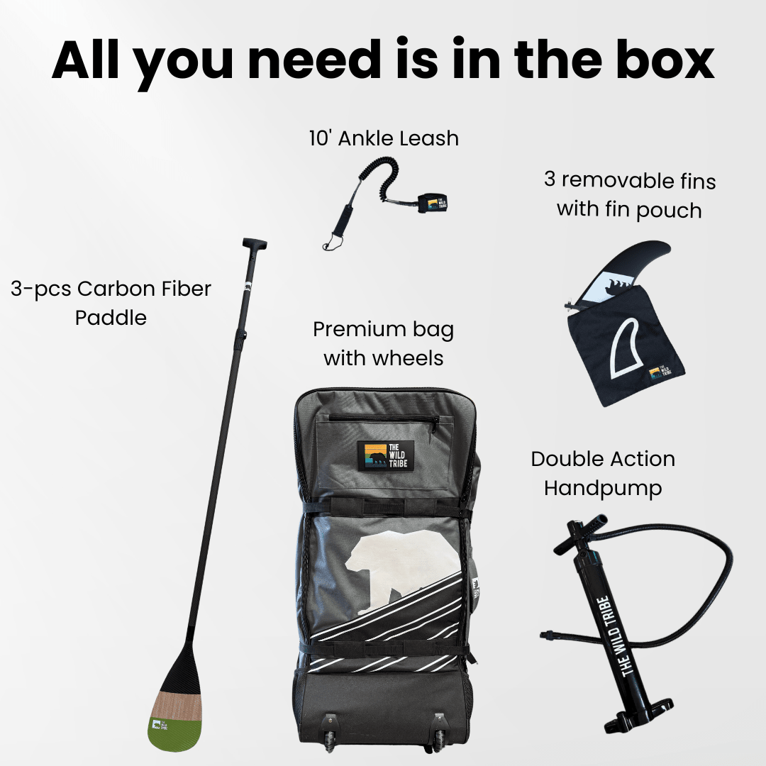 Columbia S 12'6 Green - Inflatable Paddleboard - The Wild Tribe