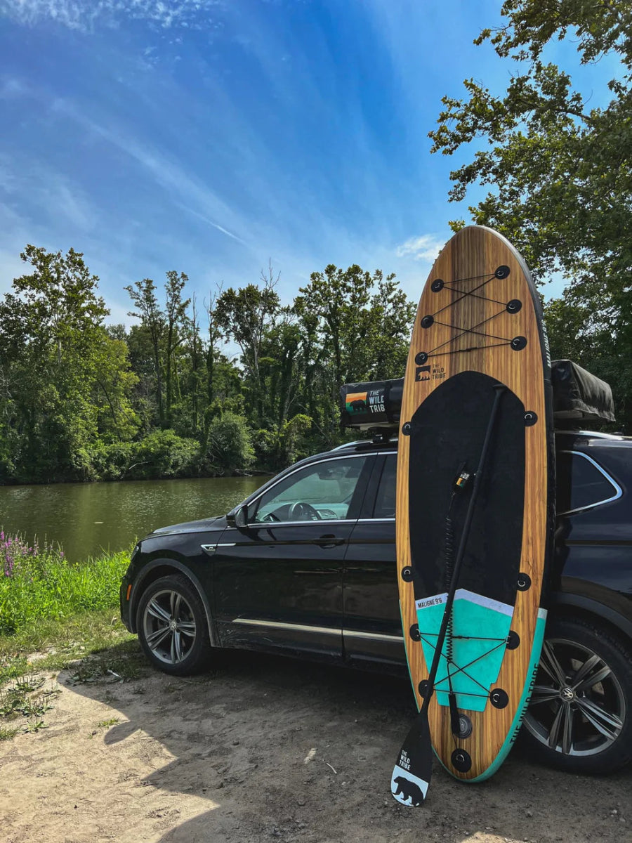 Maligne XL Blue: Premium 9'6" Inflatable Paddleboard for White Water (2023) - The Wild Tribe