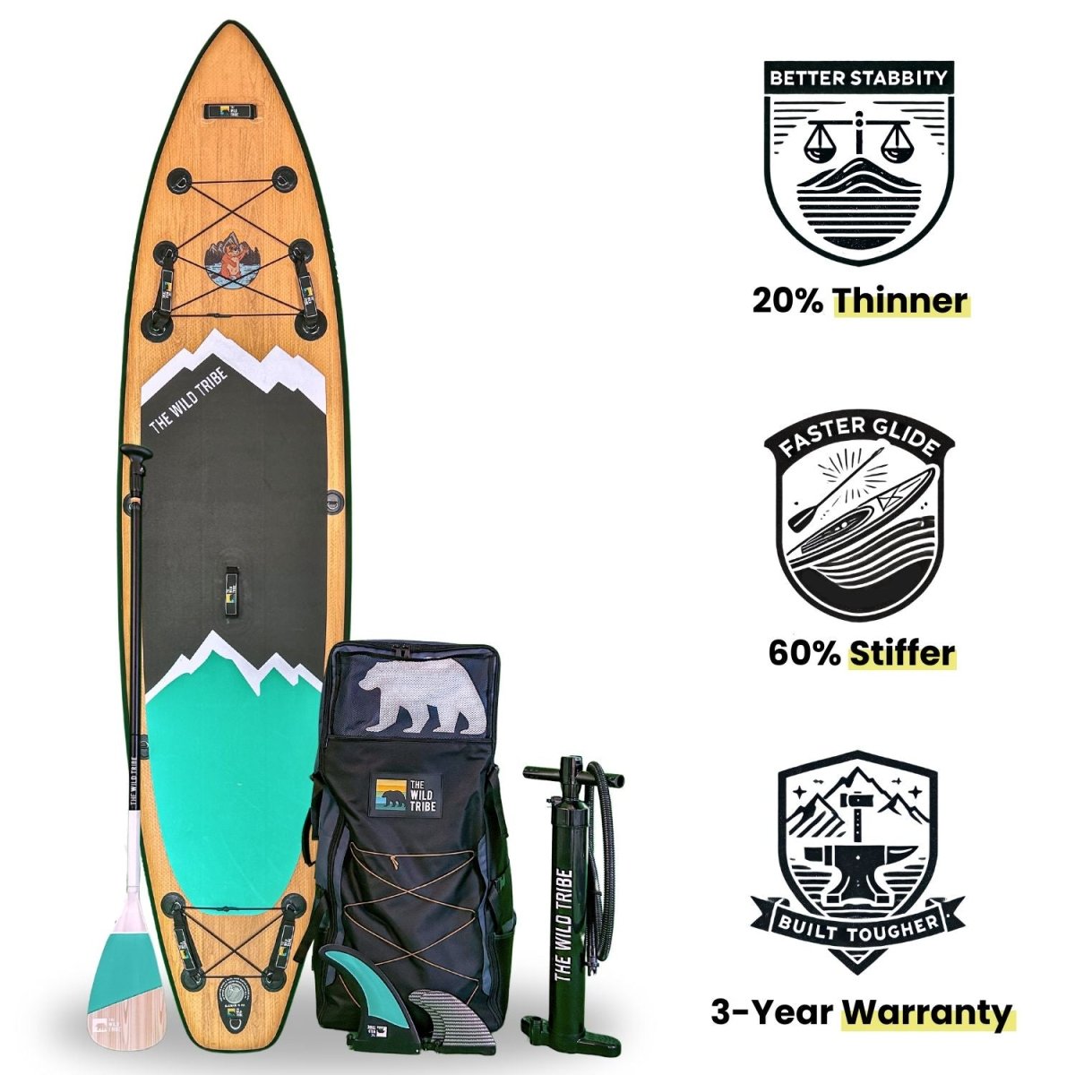 Naïa 11' Inflatable Paddle board - The Wild Tribe