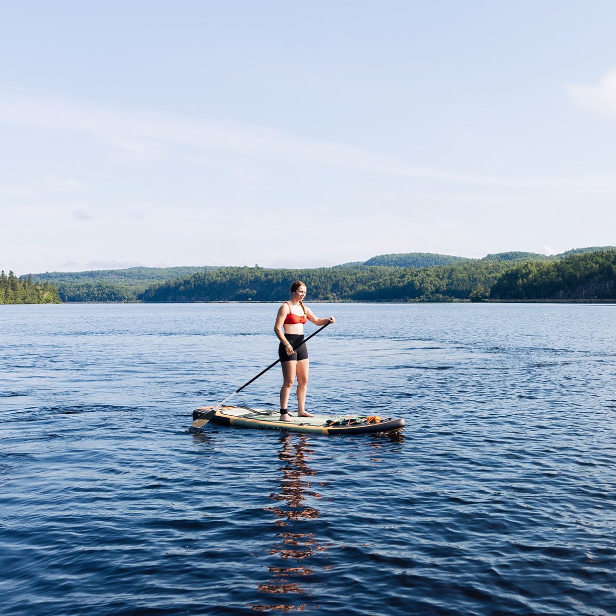 Sequoia XL 11' planche de paddle gonflable verte - The Wild Tribe