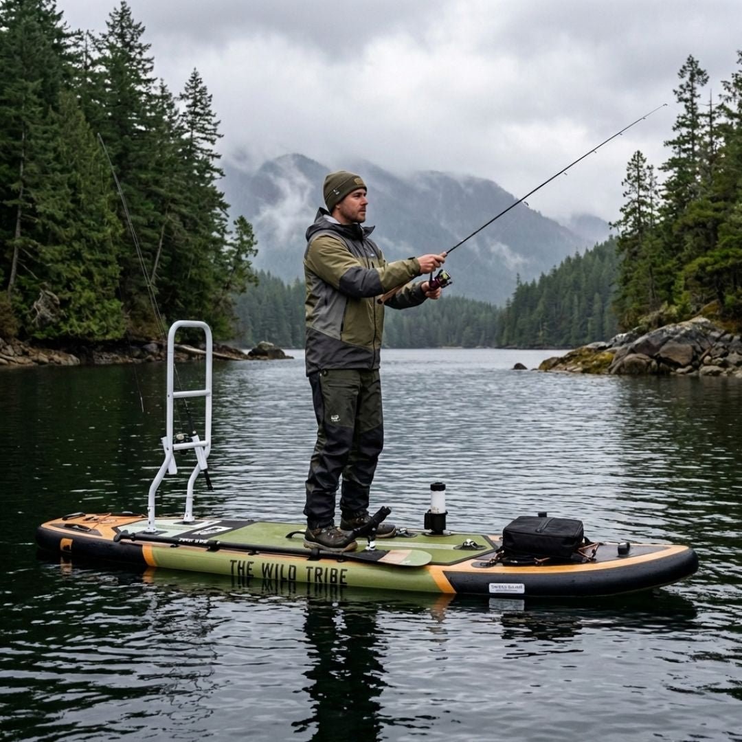 Sequoia XL Bass - Fully Equipped Fishing Inflatable Paddleboard - The Wild Tribe