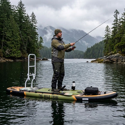Sequoia XL Bass - Fully Equipped Fishing Inflatable Paddleboard - The Wild Tribe