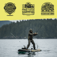 Sequoia XL Bass - Fully Equipped Fishing Inflatable Paddleboard - The Wild Tribe