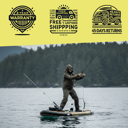 Sequoia XL Bass - Fully Equipped Fishing Inflatable Paddleboard - The Wild Tribe