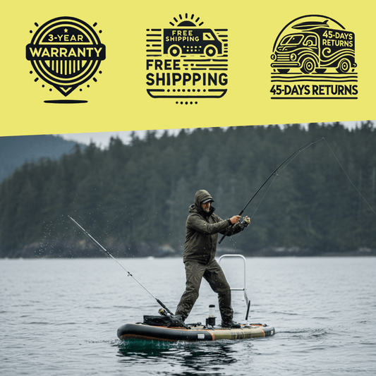Sequoia XL Bass - Fully Equipped Fishing Inflatable Paddleboard - The Wild Tribe